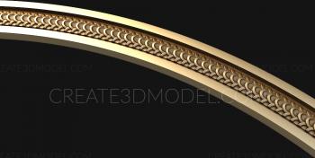 Headboard (SK_0267) 3D model for CNC machine